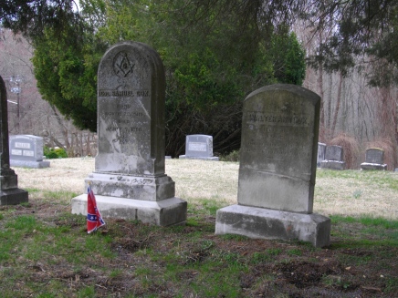 Col and Mrs. Cox Grave