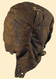 Padded hood in he collection of the Chicago Historical Society attributed to Lewis Powell