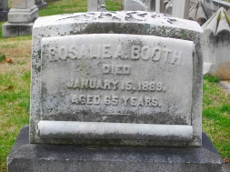 Rosalie's grave