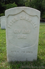 Peter Carroll Black Diamond grave
